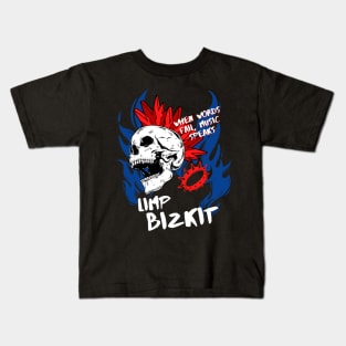 limp bizkit ll music speaks Kids T-Shirt